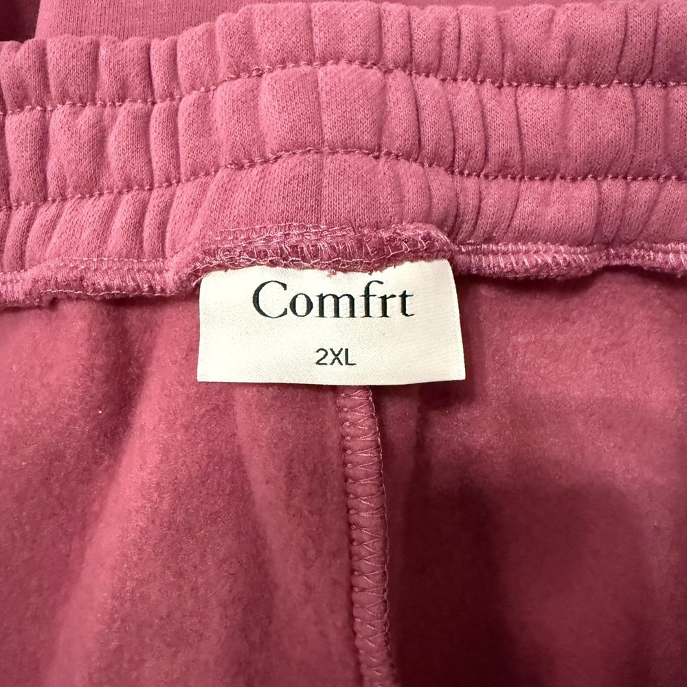 Comfrt Womens 2XL DND Travel Sweatpants Cotton Berry Pink Joggers‎ KCO-250217 - Picture 8 of 13